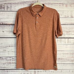 Vuori Strato Tech Polo - Medium - Red Heather